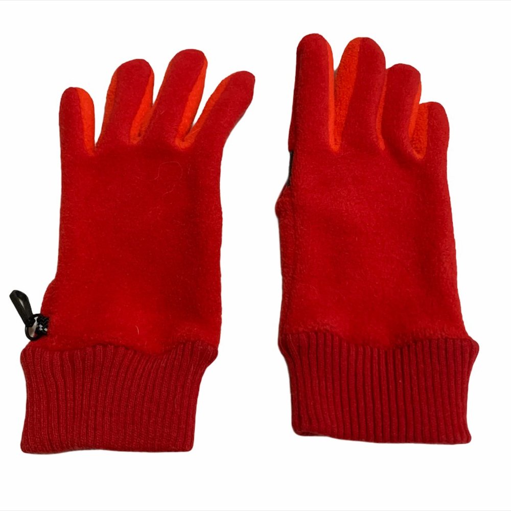GAP Red/Orange Fleece Gloves